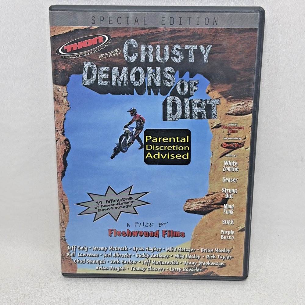 Crusty Demons of Dirt [DVD] Special Edition Xtra 11 minutes Fleshwood Films 90s